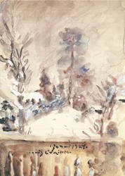 Walchensee in Snow